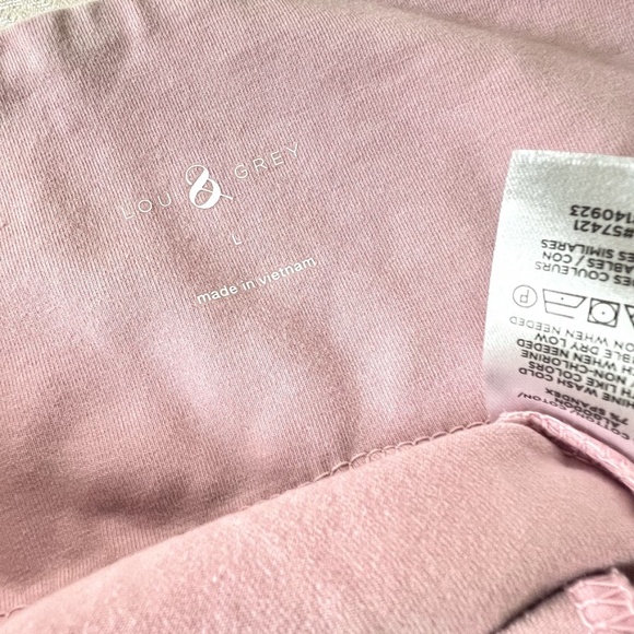 Loft Lou & Grey Biker, Yoga, Workout Shorts Pink Tie Dye Size L - Picture 7 of 8